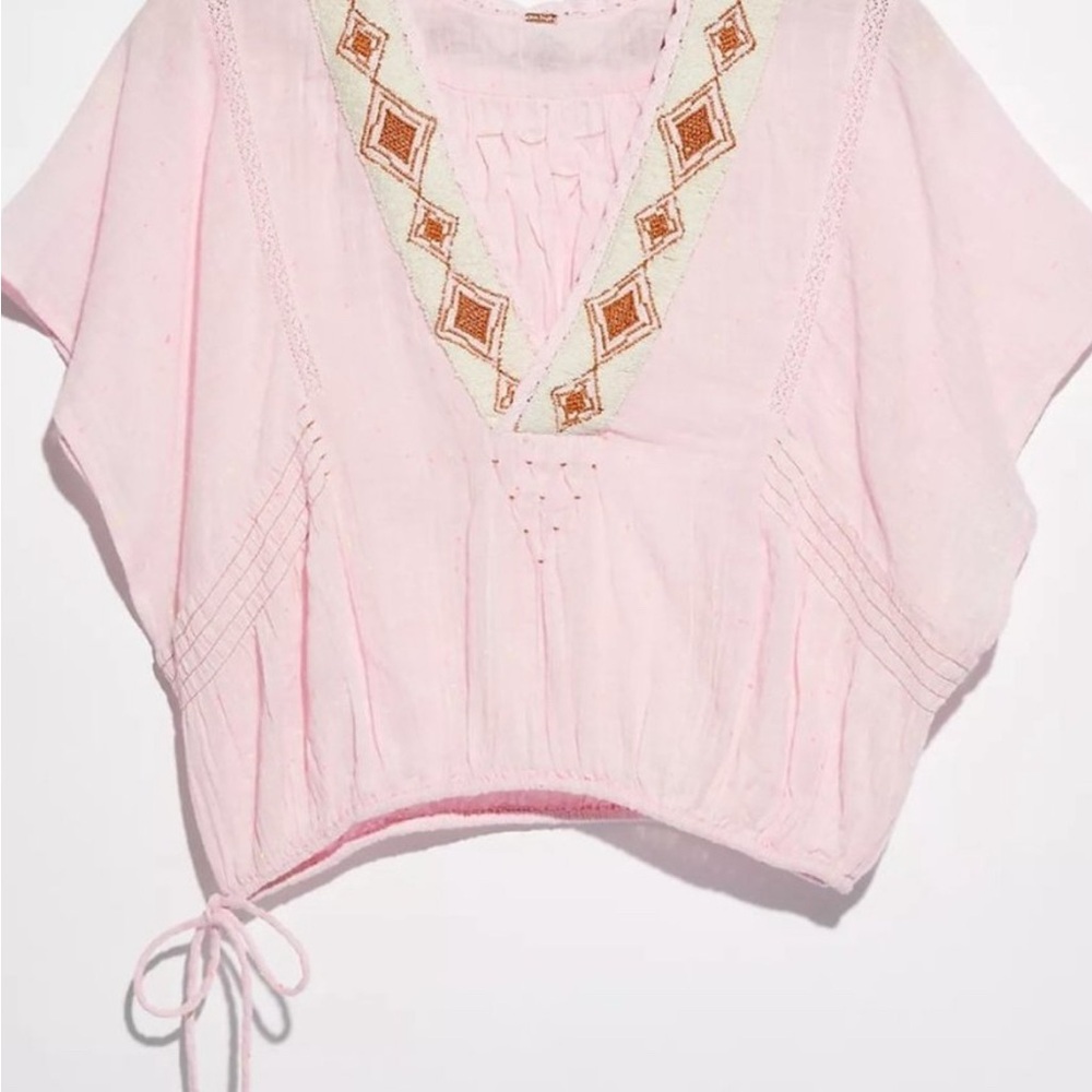 Free people like a breeze pullover boho Women's Top
